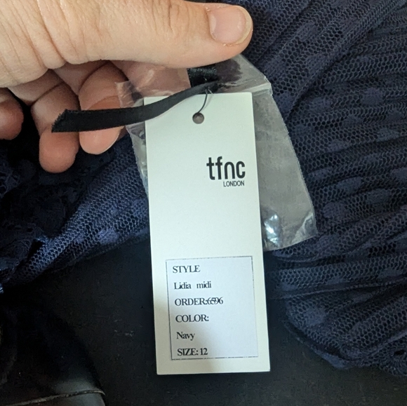 New with tags - Navy blue ASOS maternity dress - Picture 6 of 6